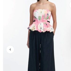 🆕 Tanya Taylor Farah Peplum Top